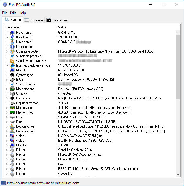 Free PC Audit